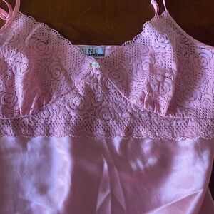 New old stock Nine & Company Vintage Intimates Slip Dress Pink Fairy Size small